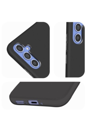 Cover per Samsung Galaxy A54 5G flessibile nera Classic Case