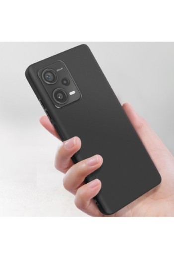 Cover per Xiaomi Redmi Note 12 Pro Plus 5G flessibile nera Classic Case