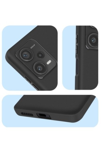 Cover per Xiaomi Redmi Note 12 Pro Plus 5G flessibile nera Classic Case