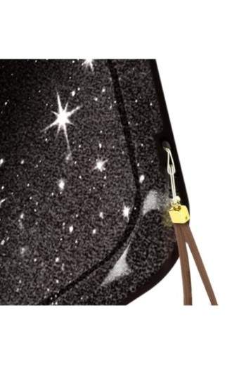Cover con glitter per Samsung S23 Plus Spark Case - nera