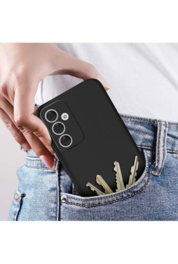 Cover soft-touch per Samsung Galaxy A54 5G serie Fast Cover nera