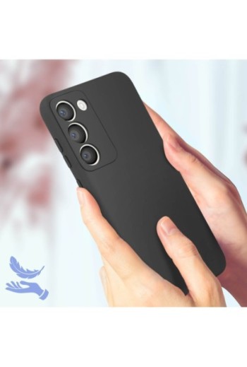 Cover soft-touch per Samsung Galaxy S23 serie Fast Cover nera