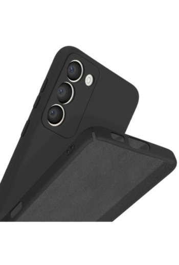 Cover soft-touch per Samsung Galaxy S23 serie Fast Cover nera