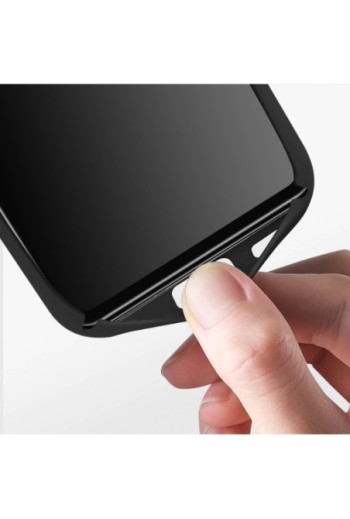 Cover soft-touch per Samsung Galaxy S23 serie Fast Cover nera