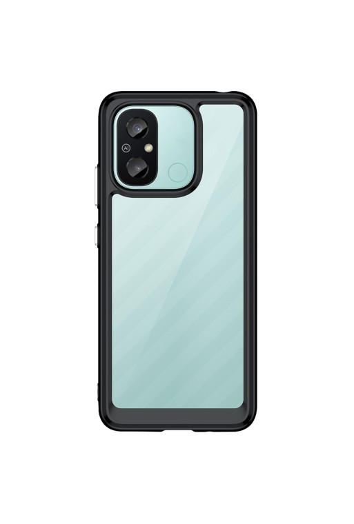 Cover rigida per Xiaomi Redmi 12C bordo nero serie April Case