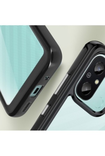 Cover rigida per Xiaomi Redmi 12C bordo nero serie April Case