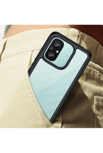 Cover rigida per Xiaomi Redmi 12C bordo nero serie April Case