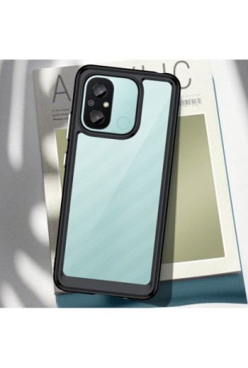 Cover rigida per Xiaomi Redmi 12C bordo nero serie April Case