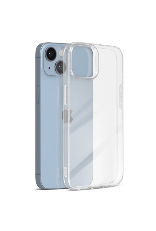 Cover flessibile per iPhone 14 sottile 2 mm – trasparente