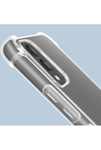 Cover bumper per Nokia C32 silicone flessibile - trasparente