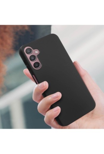 Cover per Samsung Galaxy A24 flessibile nera Classic Case
