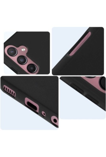 Cover per Samsung Galaxy A24 flessibile nera Classic Case