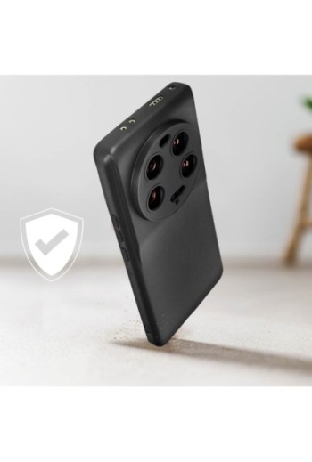 Cover in silicone flessibile e ultra-sottile nera per Xiaomi 13 Ultra 2022