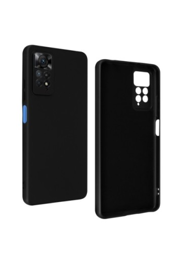 Cover per Xiaomi Redmi Note 11 Pro 5G in silicone con finitura soft-touch - nera