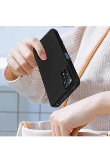 Cover per Xiaomi Redmi Note 11 Pro 5G in silicone con finitura soft-touch - nera