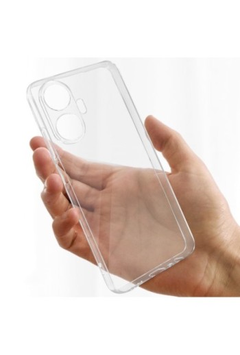 Cover in gel di silicone per Realme C55 sottile e resistente - trasparente