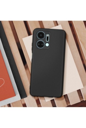Cover in silicone flessibile e ultra-sottile nera per Honor X7a