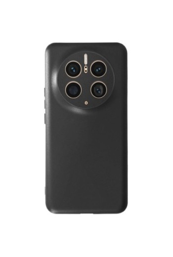 Cover in silicone flessibile e ultra-sottile nera per Huawei Mate 50 Pro