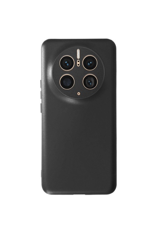 Cover in silicone flessibile e ultra-sottile nera per Huawei Mate 50 Pro