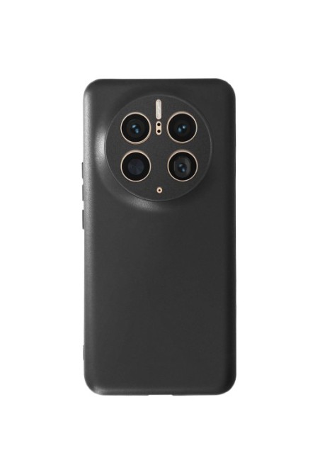 Cover in silicone flessibile e ultra-sottile nera per Huawei Mate 50 Pro