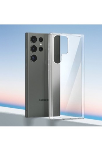 Cover gel di silicone ultra-sottile 0 3 mm trasparente per Samsung Galaxy S23 Ultra