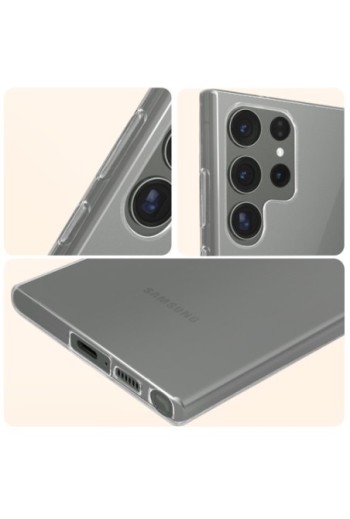 Cover gel di silicone ultra-sottile 0 3 mm trasparente per Samsung Galaxy S23 Ultra
