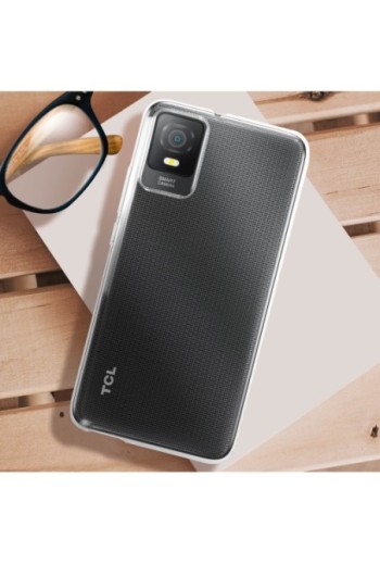 Cover in gel di silicone per TCL 403 sottile e resistente - trasparente