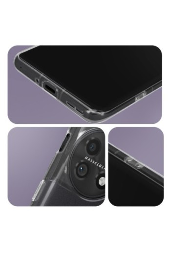 Cover per OnePlus 11 silicone morbido extra-sottile - trasparente
