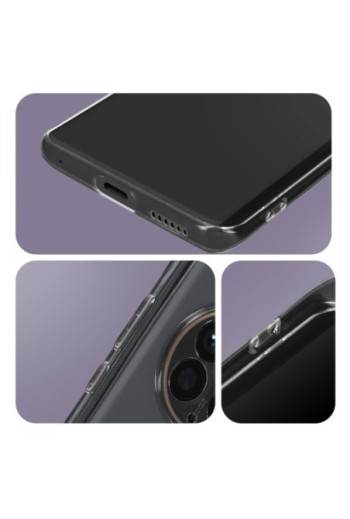 Cover per Huawei Mate 50 Pro silicone morbido extra-sottile - trasparente