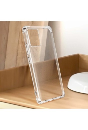 Cover anti-urto per Motorola Moto E13 flessibile angoli rinforzati resistente trasparente
