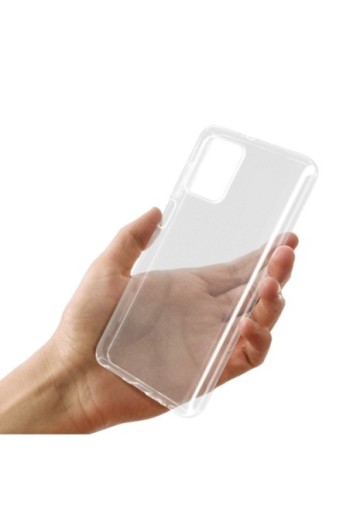 Cover in gel di silicone per Motorola Moto G73 sottile e resistente - trasparente
