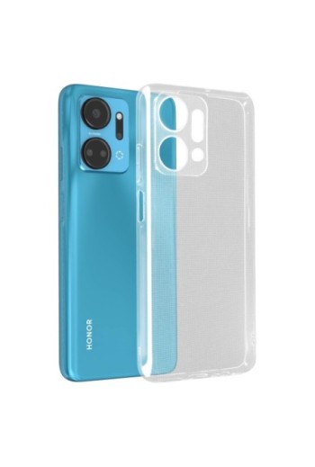 Cover protettiva per Honor X7a in silicone flessibile extra-sottile - trasparente