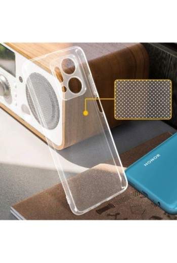 Cover protettiva per Honor X7a in silicone flessibile extra-sottile - trasparente