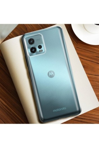 Cover protettiva per Motorola Moto G72 in silicone flessibile extra-sottile - trasparente