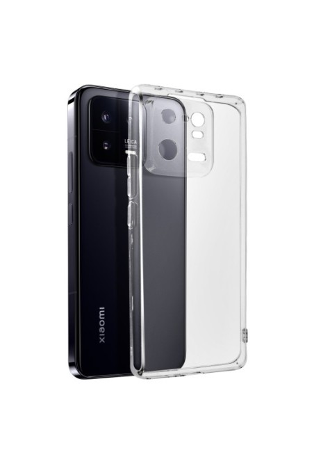 Cover per Xiaomi 13 silicone morbido extra-sottile - trasparente