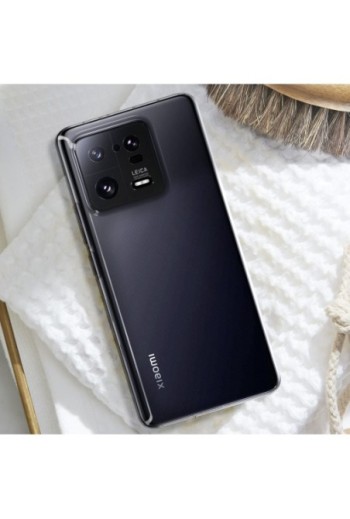 Cover per Xiaomi 13 silicone morbido extra-sottile - trasparente