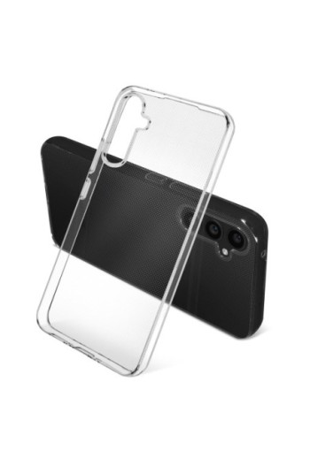 Cover in gel di silicone per Samsung Galaxy A34 5G sottile e resistente - trasparente