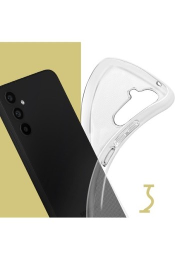 Cover in gel di silicone per Samsung Galaxy A34 5G sottile e resistente - trasparente