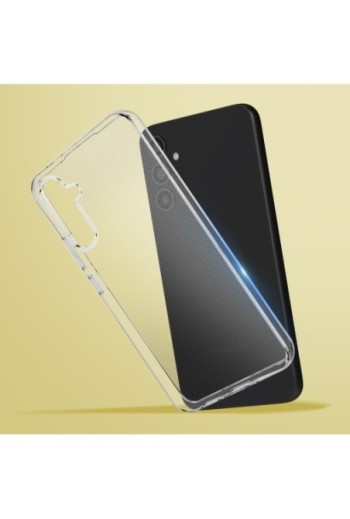 Cover in gel di silicone per Samsung Galaxy A34 5G sottile e resistente - trasparente