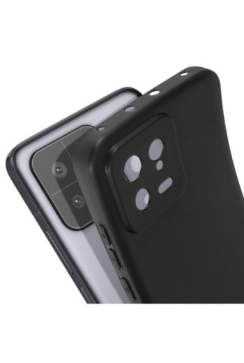 Cover per Xiaomi 13 in gel di silicone con finitura opaca anti-macchie – nera