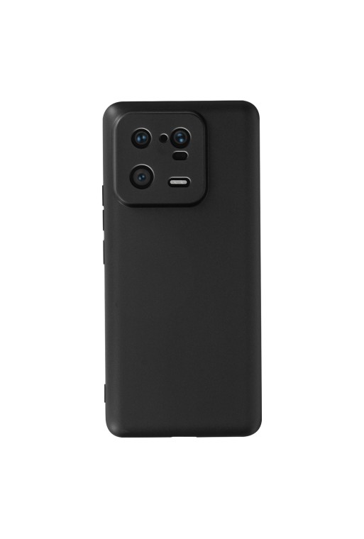 Cover per Xiaomi 13 Pro in gel di silicone con finitura opaca anti-macchie – nera