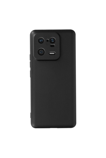 Cover per Xiaomi 13 Pro in gel di silicone con finitura opaca anti-macchie – nera