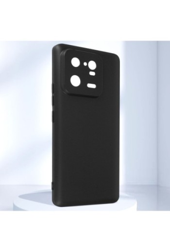 Cover per Xiaomi 13 Pro in gel di silicone con finitura opaca anti-macchie – nera