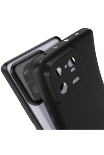 Cover per Xiaomi 13 Pro in gel di silicone con finitura opaca anti-macchie – nera
