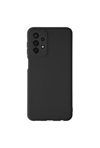 Cover per Samsung A23 5G in gel di silicone con finitura opaca anti-macchie – nera