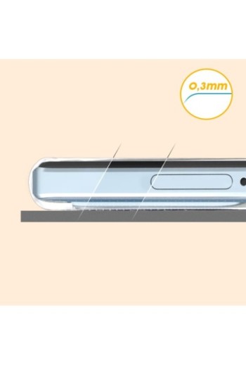 Cover in silicone flessibile per Xiaomi Redmi Note 12 5G / 4G extra-sottile 0 3 mm Second Skin – trasparente