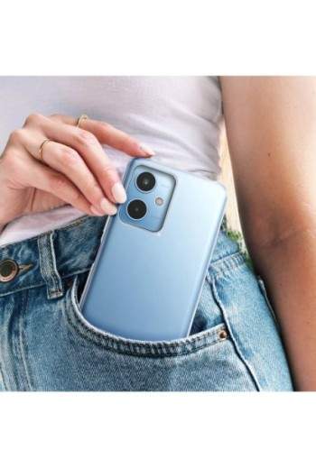 Cover in silicone flessibile per Xiaomi Redmi Note 12 5G / 4G extra-sottile 0 3 mm Second Skin – trasparente
