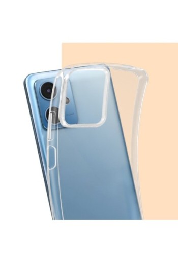 Cover in silicone flessibile per Xiaomi Redmi Note 12 5G / 4G extra-sottile 0 3 mm Second Skin – trasparente