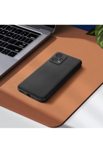 Cover per Xiaomi Redmi Note 12 Pro 5G / 12 Pro Plus 5G in gel di silicone flessibile opaco anti-macchie – nera