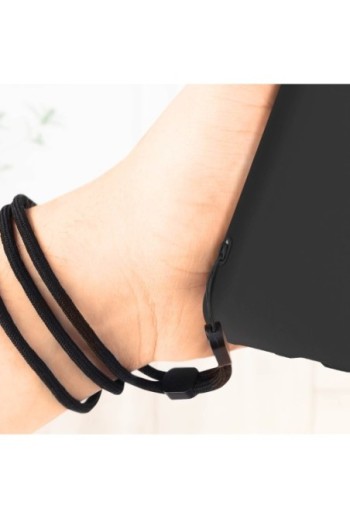 Cover per Xiaomi Redmi Note 12 5G in gel di silicone flessibile opaco anti-macchie – nera